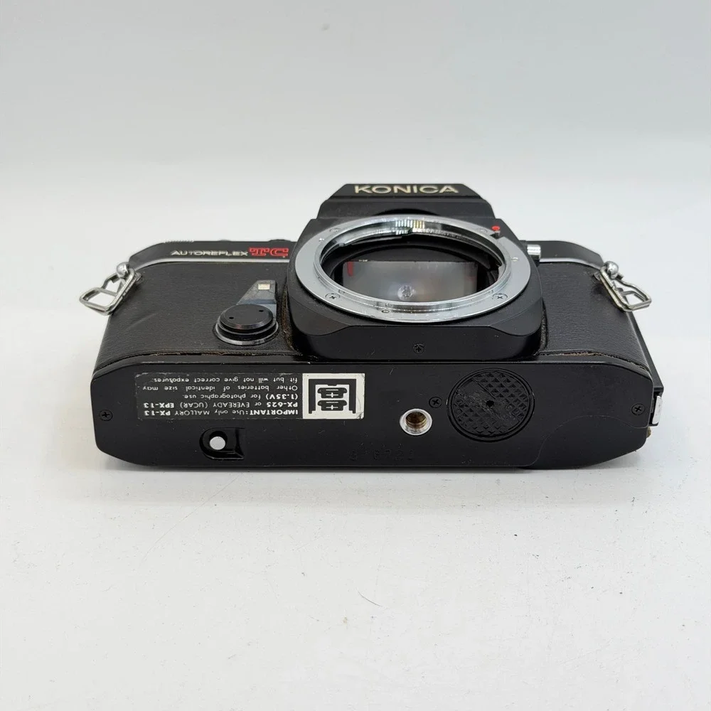 Konica Autoreflex TC 35mm SLR Film Camera Body Black Made in Japan Parts Repair